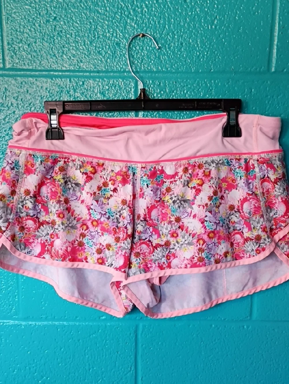 lululemon athletica Pink Floral Athletic Shorts - Picture 4 of 4